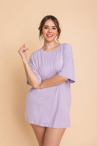 Long Tee Unisexe "LILAS"
