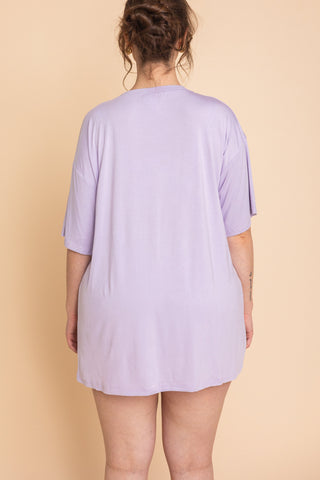 Long Tee Unisexe "LILAS"