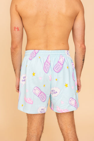 Comfy Short "SPILL THE TEA"