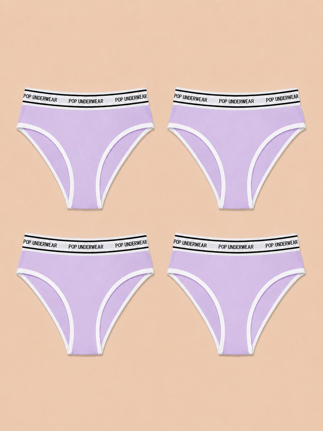 Brésilienne "LILAS" - Pack de 4