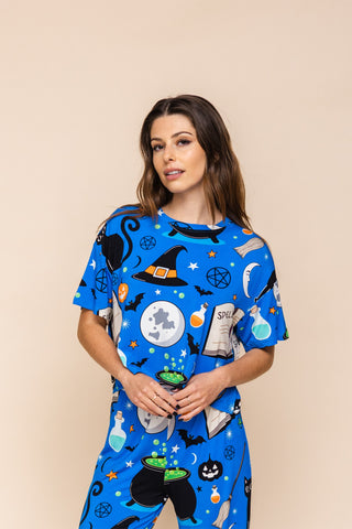 Pajama Crop Top "MAKE IT MAGIC"