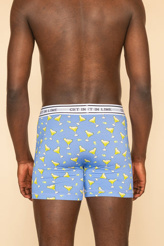 Boxer Long "GET IN LIME"