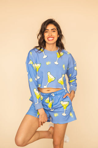 Cropped Top "GET IN LIME"