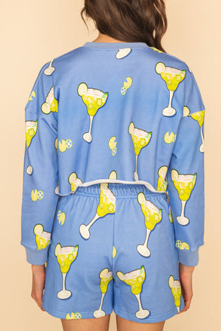 Cropped Top "GET IN LIME"