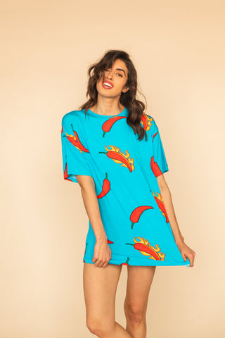 Long Tee Unisexe "T'ES SPICY"