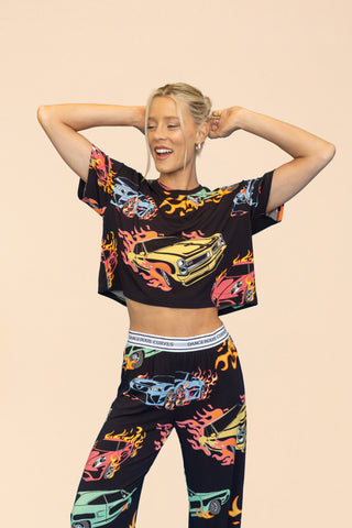 Haut Pyjama "DANGEROUS CURVES"