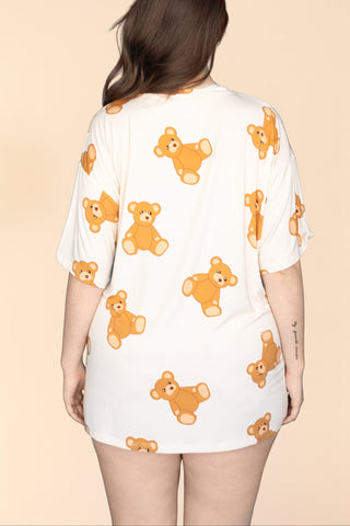Long Tee Unisexe "MY TEDDY BEAR"