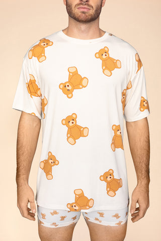 Long Tee Unisexe "MY TEDDY BEAR"