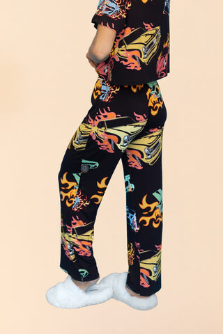 Pantalon Pyjama Évasé "DANGEROUS CURVES"