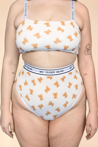 Tanga Taille Haute "MY TEDDY BEAR"